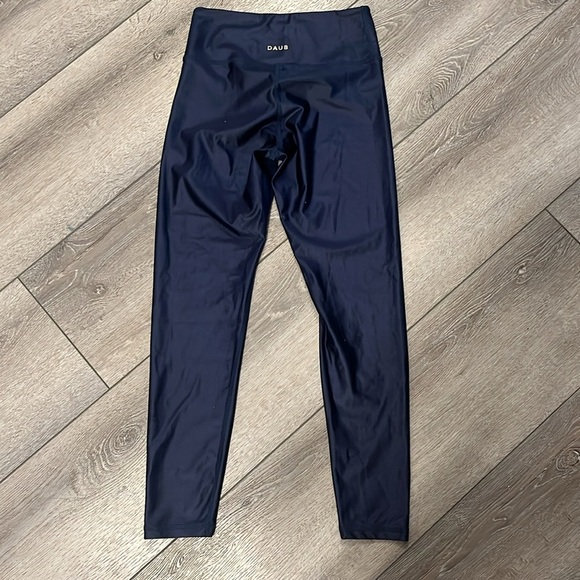 Daub navy radiance shine leggings small Petite - Picture 4 of 4